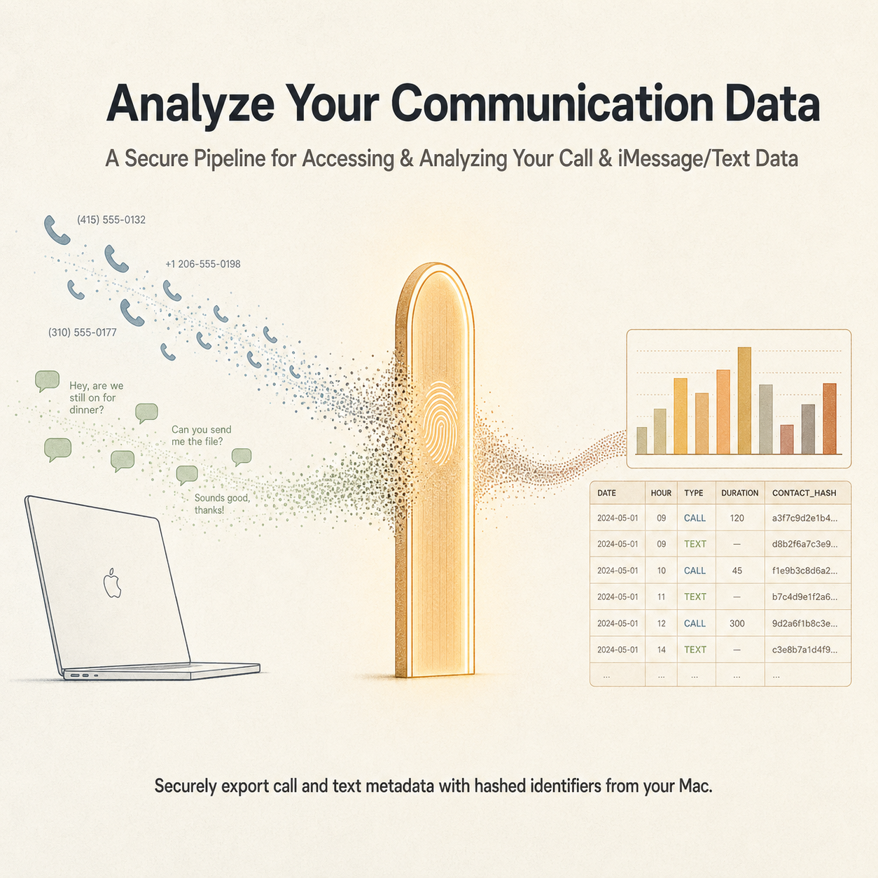 Building a Privacy-First Pipeline for My Call and Text History