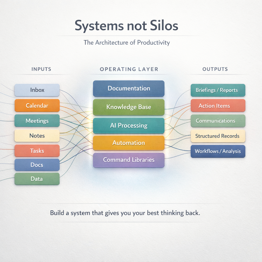 Systems not Silos — A Productivity Framework